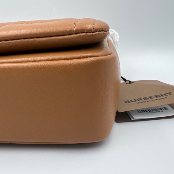 BURBERRY LOLA  CLUTCH MAPLE BROWN - Picture 3 of 16